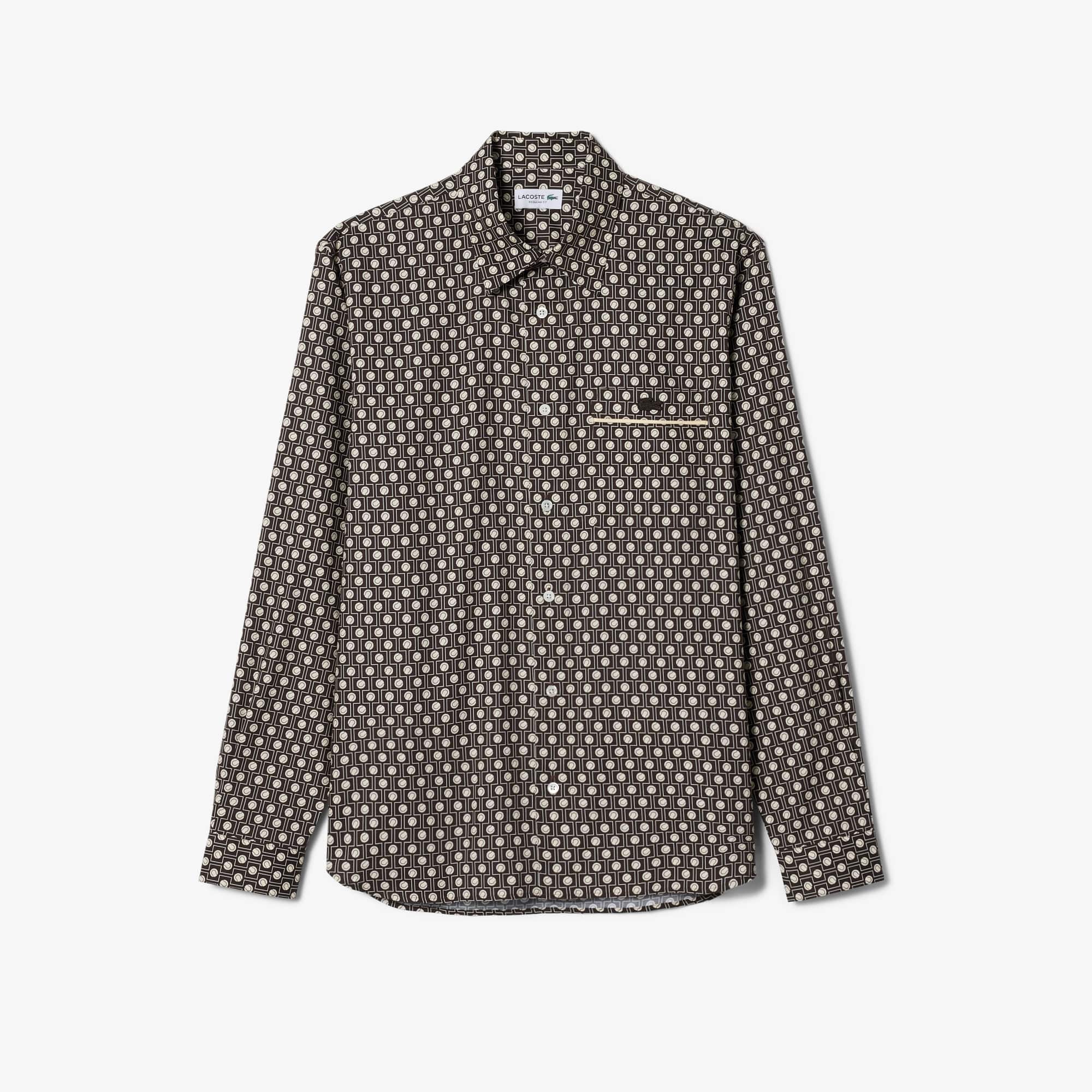 Regular Fit Printed Cotton Shirt