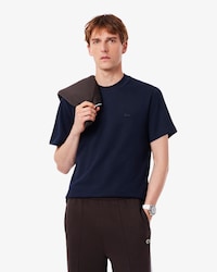 Men's Ribbed Neck Petit Piqu&eacute; T-Shirt