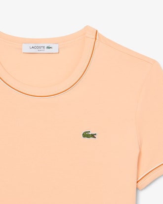 Playera Tipo Sueter Con Ribete En Contraste
