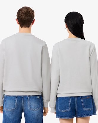 Sweatshirt molleton marquage emboss&eacute;