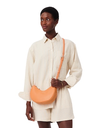 Small Champs-&Eacute;lys&eacute;es Half-Moon Bag