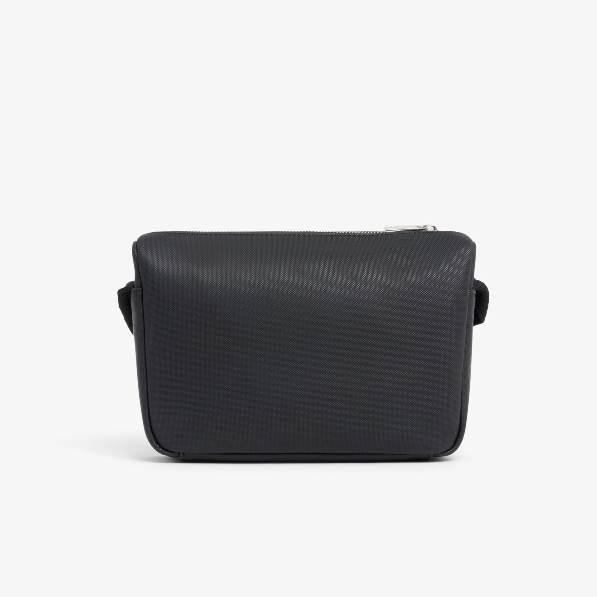 MIESROHE ／ SQUARE LEATHER BAG BLACK Men's Classic Petit Piqué Reporter Bag - Bags - New In 2026 | Lacoste
