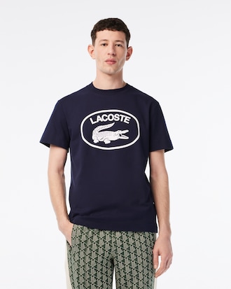 Men's Relaxed Fit Branded Cotton T-Shirt