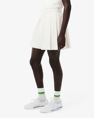 Men's Runway Pleated Wool Shorts