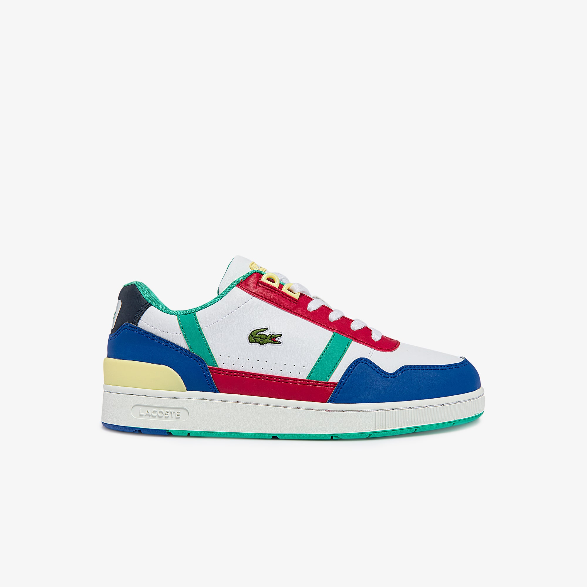 Lacoste Juniors' T-Clip Synthetic Colorpop Trainers - 4