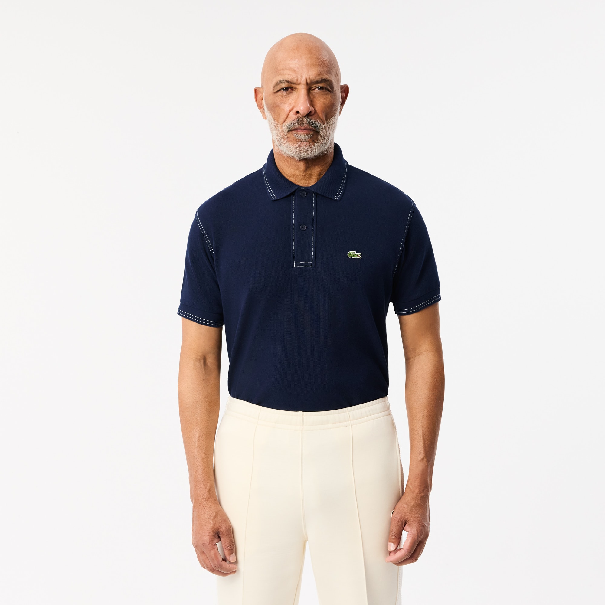 【送料&関税込】Lacoste l.12.12 Polo Shirt Lacoste Men's Original L.12.12 Branded Polo Shirt in Navy