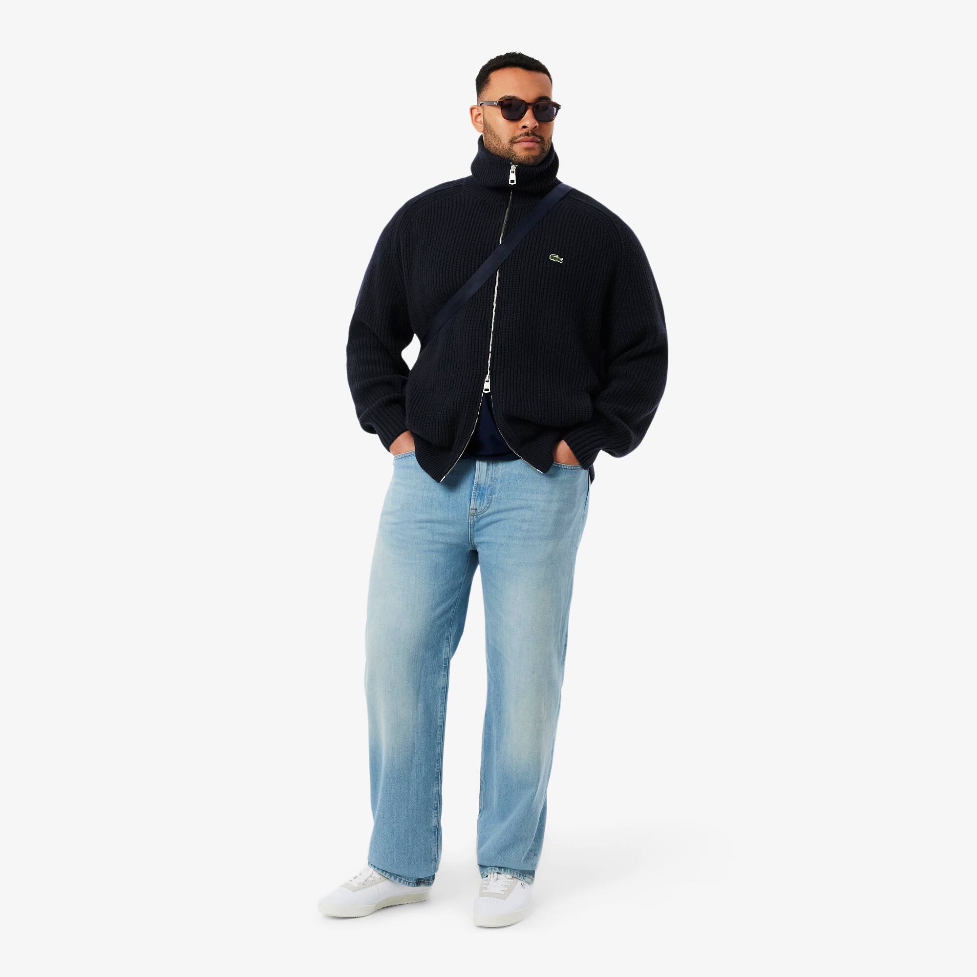 Men's Wool Zip-Up Sweater - Sweaters & Sweatshirts - New In 2026