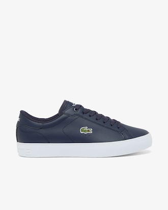 Men's Powercourt Graphic Leather Sneakers