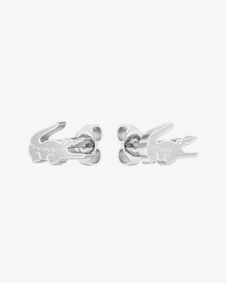 Boucles d'oreille Crocodile unisexe Lacoste