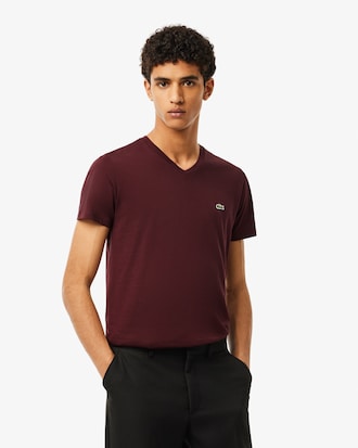 Men's Lightweight Pima Cotton V-Neck T-Shirt