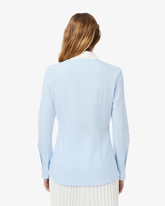 Women's Slim Fit Stretch Poplin Shirt