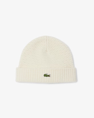 Unisex Ribbed Cuff Wool Beanie