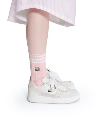 Unisex Lacoste x A.P.C. Striped High-Cut Socks