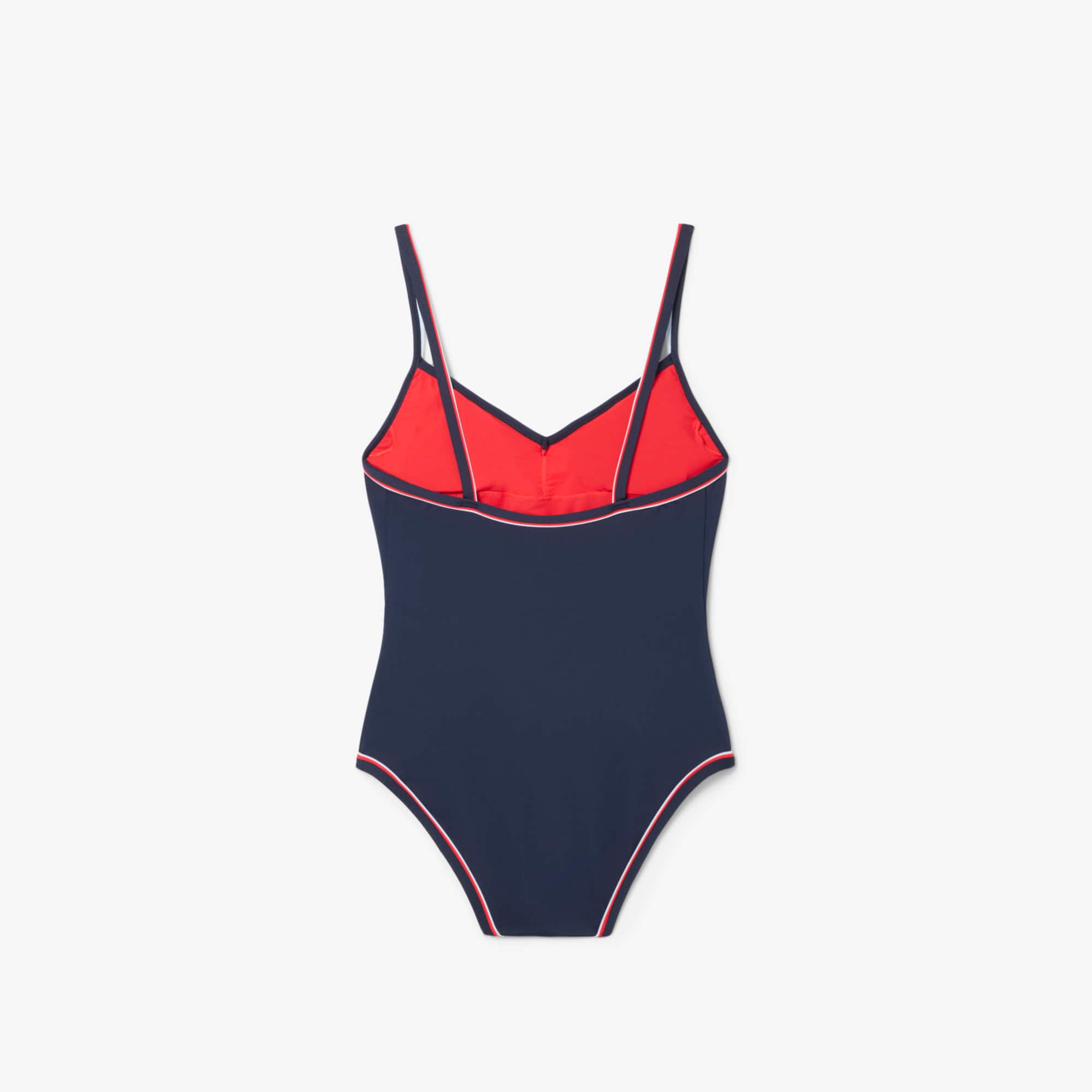 【AGNEL】 Love Hawaii Monokini Navy Finz Hawaiian Splice One Piece Swimsuit, Navy