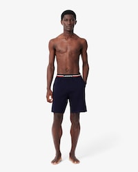 Boxers tipo bóxer largos con cintura a rayas para hombre