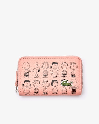 Lacoste x Peanuts Small Grained Leather Wallet