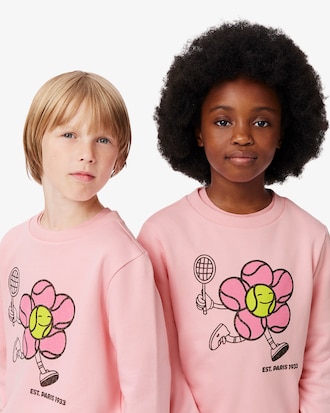 Kids' Printed Crew Neck Sweatshirt