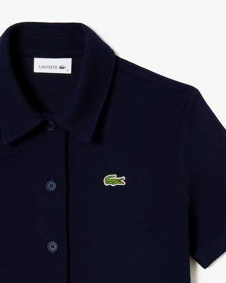 Women's Heavy Piqué Buttoned Polo Dress