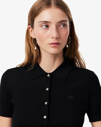 Regular Fit Cashmere Blend Diamant&eacute; Polo Shirt
