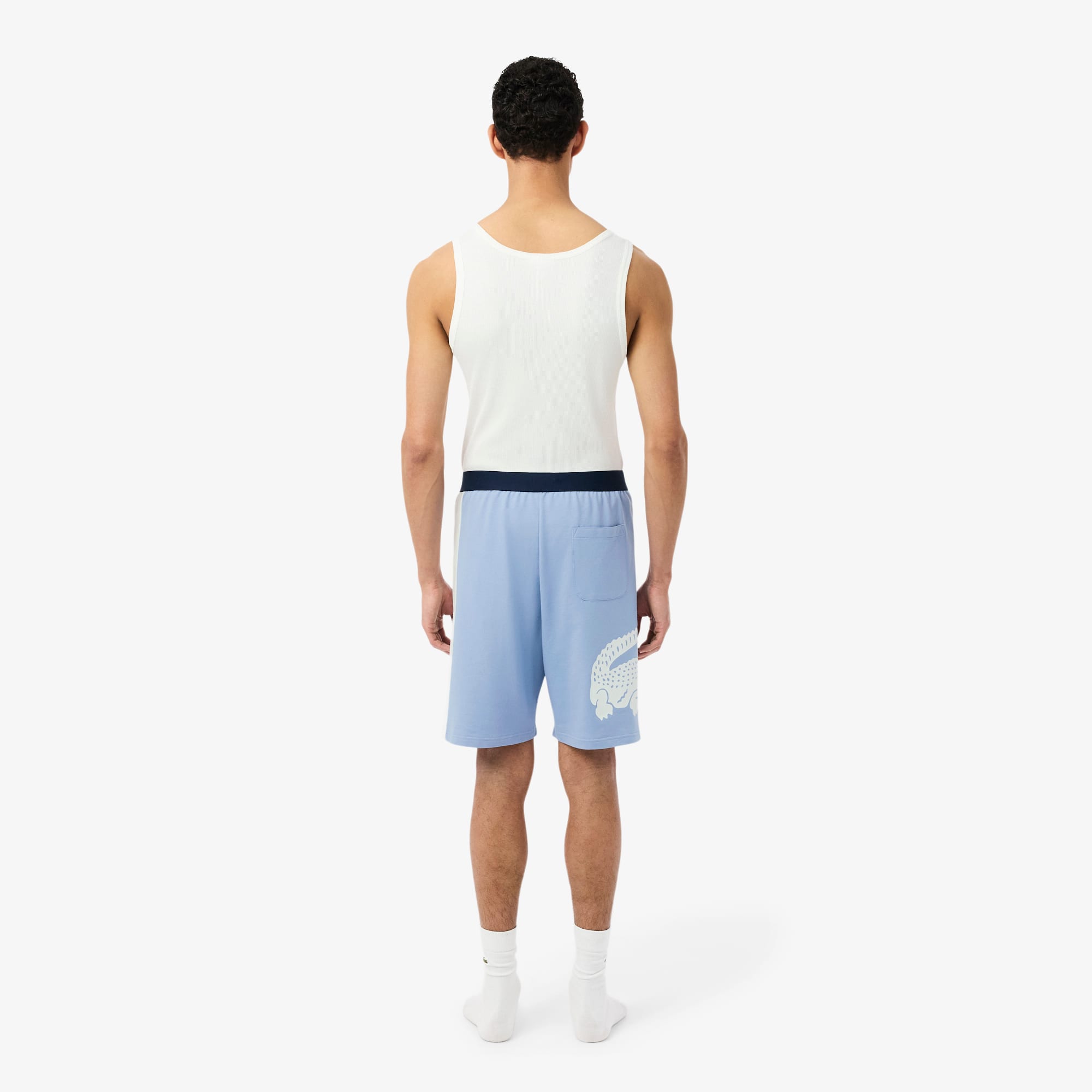 Straight Cut Fleece Loungewear Shorts