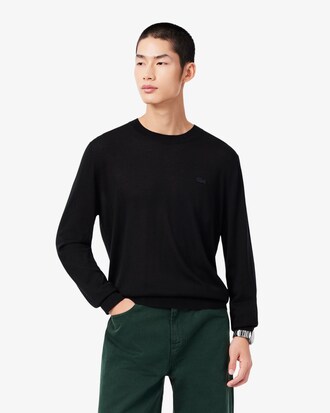 Cashmere Blend Crew Neck Sweater