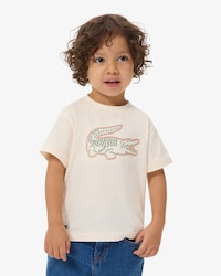 Crocodile Embroidery Cotton T-shirt