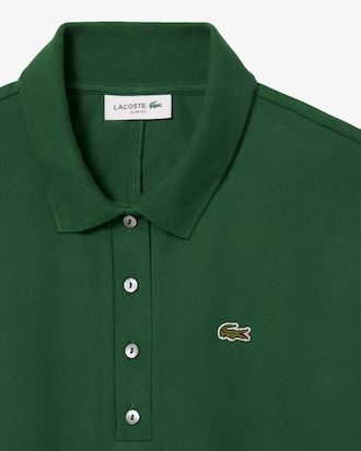 Women's Slim Fit Adjustable Piqué Polo