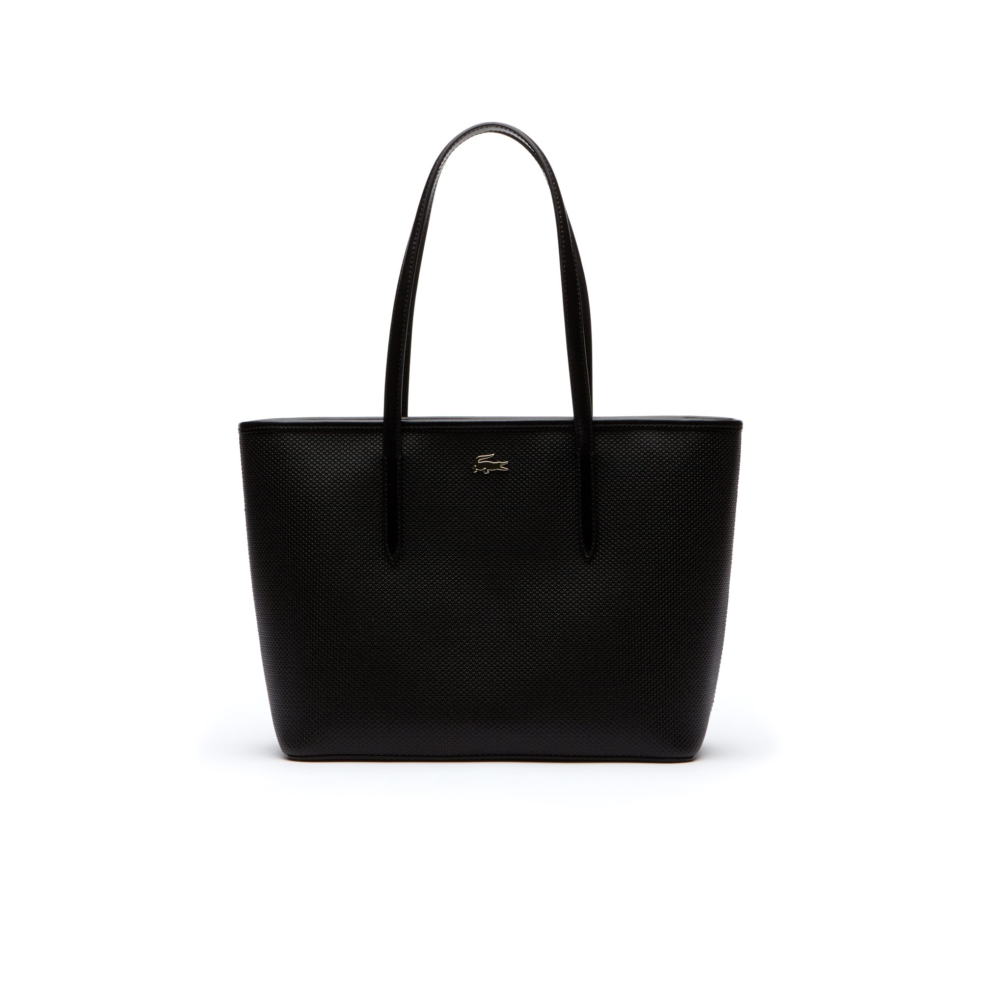 Lacoste Women's Chantaco Zippered Piqué Leather Tote Bag 190391355312