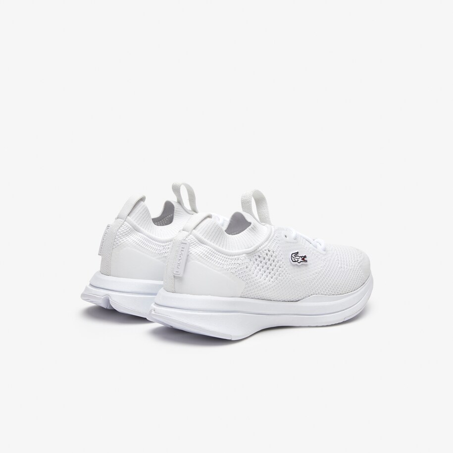 ladies lacoste trainers with velcro fastening