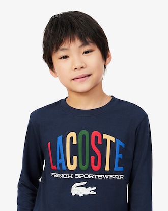 Long-Sleeved Printed T-shirt