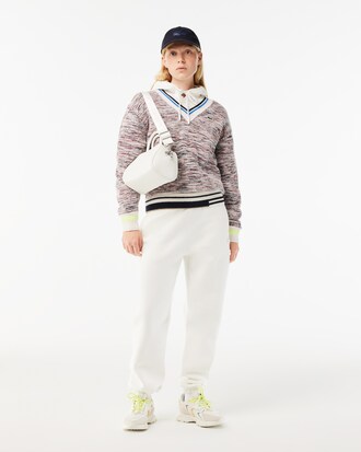 Casquette avec badge crocodile matelass&eacute; en twill de coton