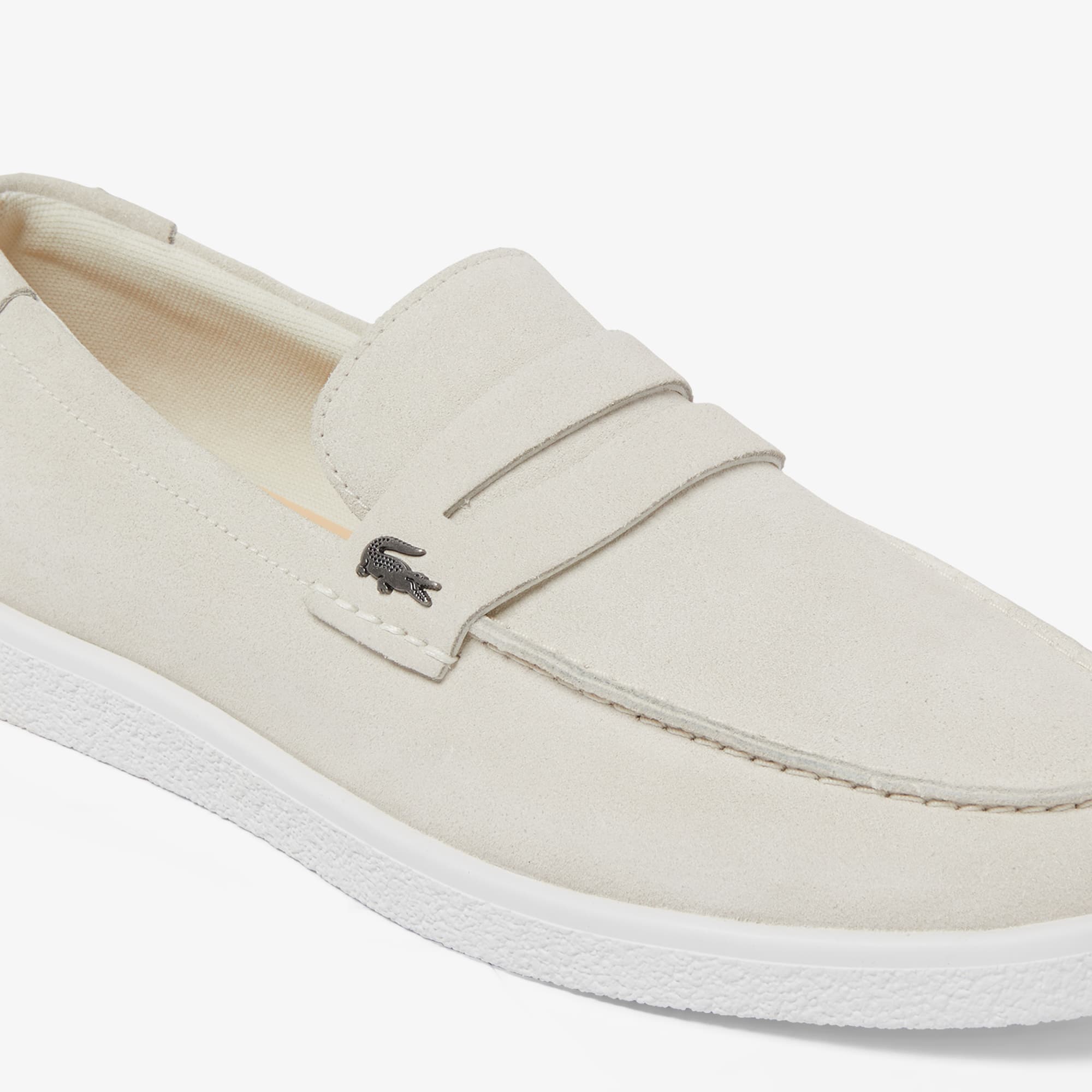 Slip On Lacoste Mens Loafers Suede Loafers Lacoste Loafers Price Men's  Cochet Suede Loafers