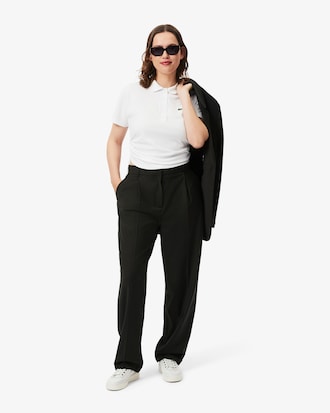 Women's Wide Fit Darted Plaid Pants