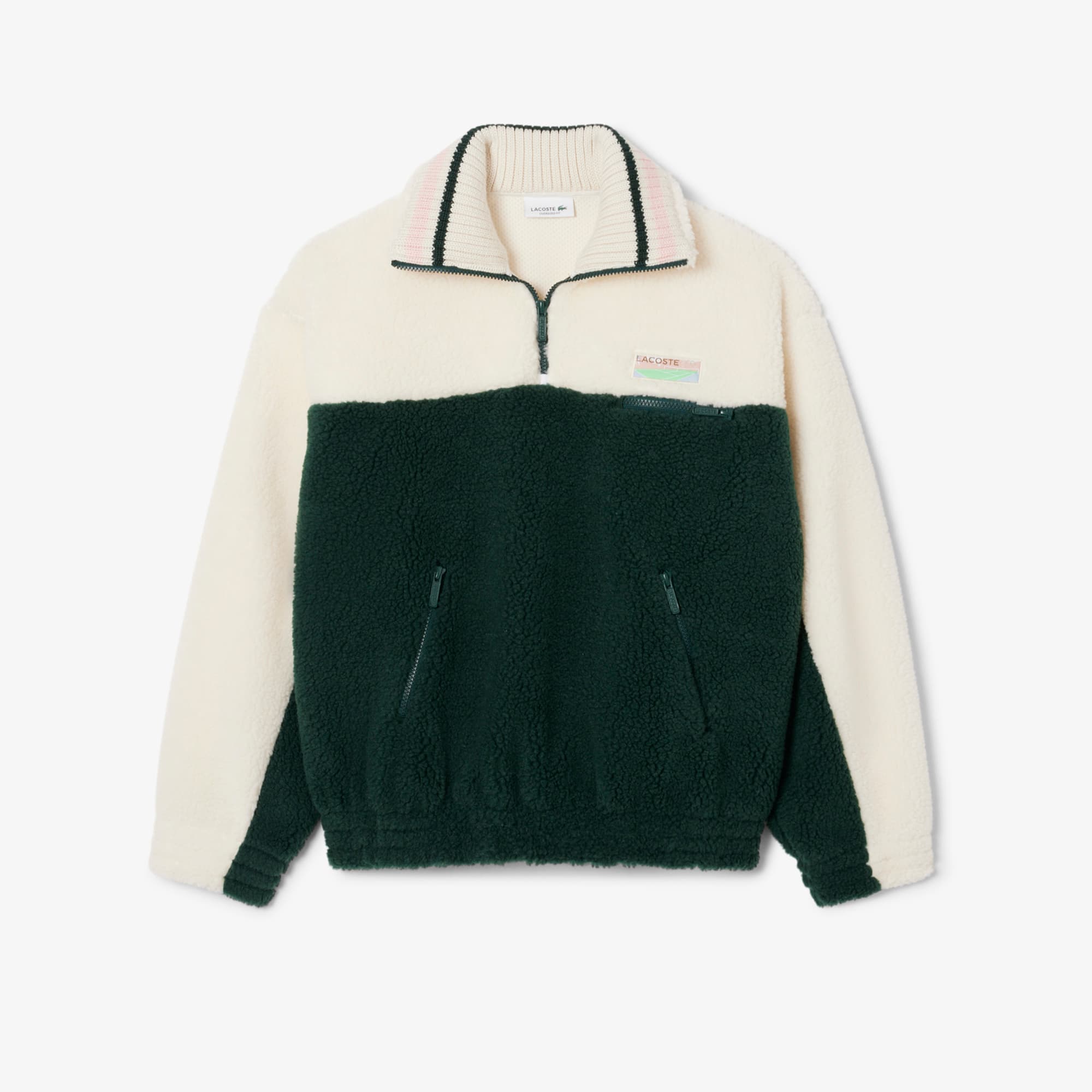 Women's High-Neck Oversized Fleece Sweatshirt