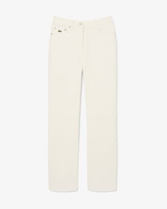 Straight Cut High Waist Denim Jeans