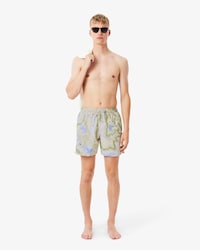 Men's Mid-Length Print Swim Trunks