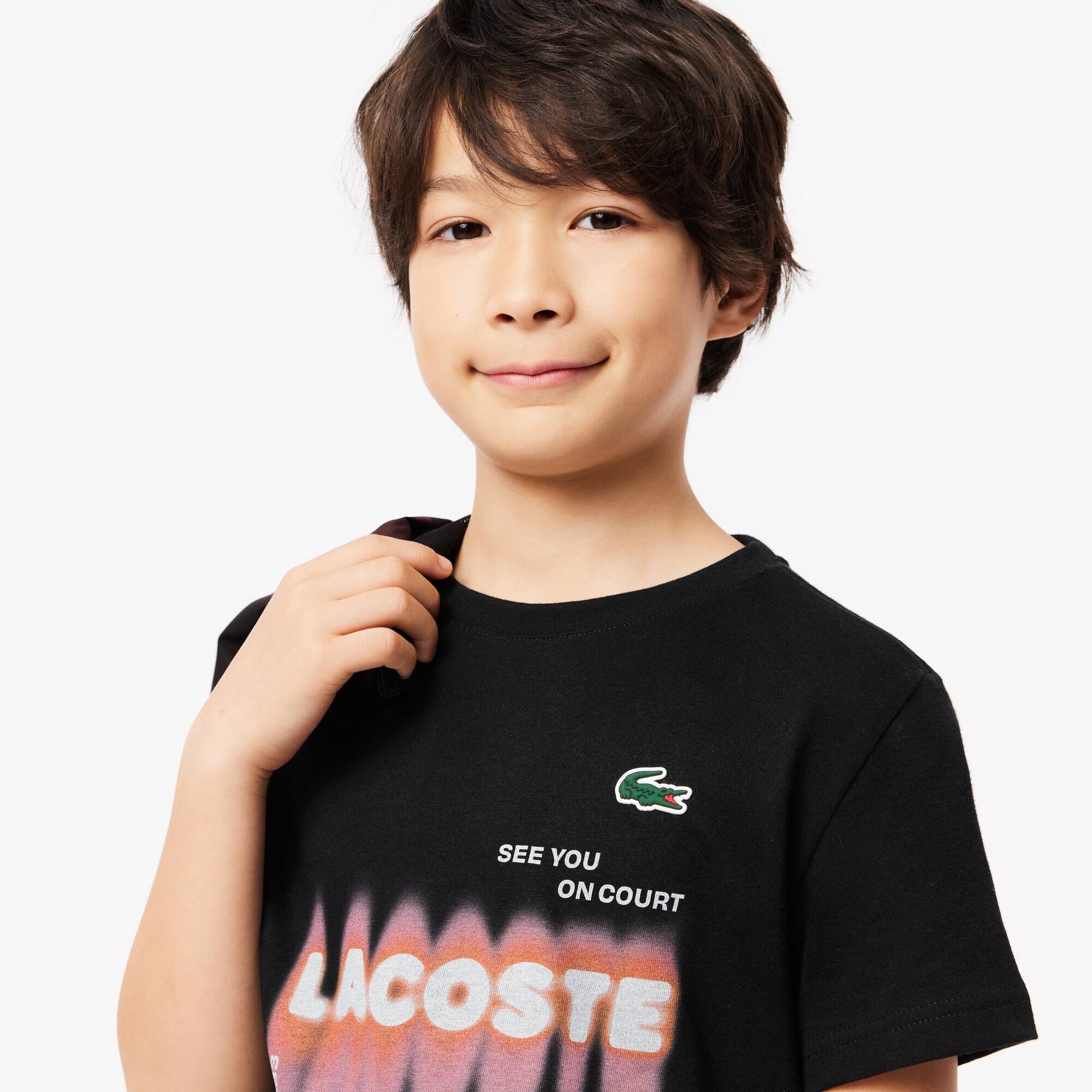 Kids' Lacoste Tennis x Daniil Medvedev T-Shirt - T-Shirts & Tops