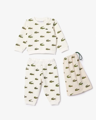 Unisex Croc Print Cotton Pajama Gift Set