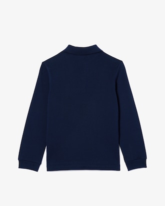 Kids' Long Sleeve Petit Piqué Polo