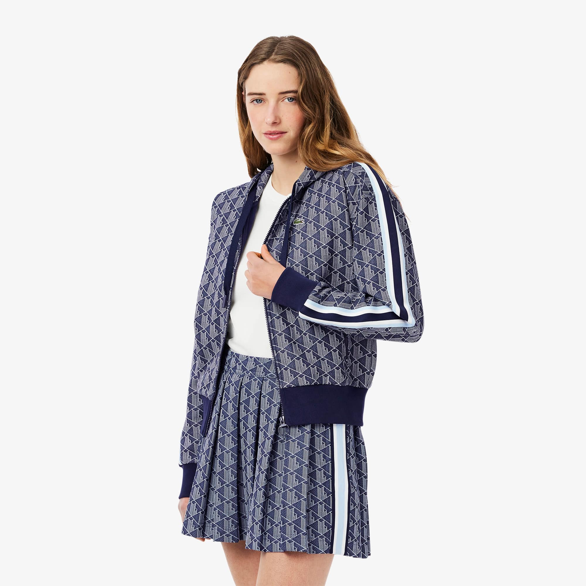 Lacoste Women's Monogram Hoodie - 36 In Multi