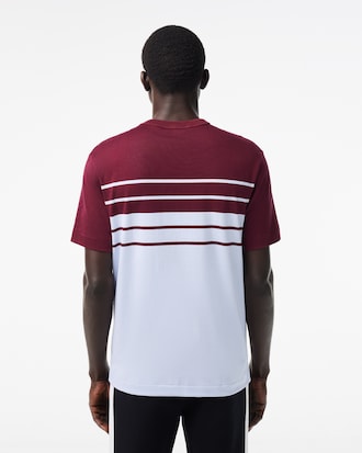Men's Made In France Striped Heavy Cotton T-Shirt