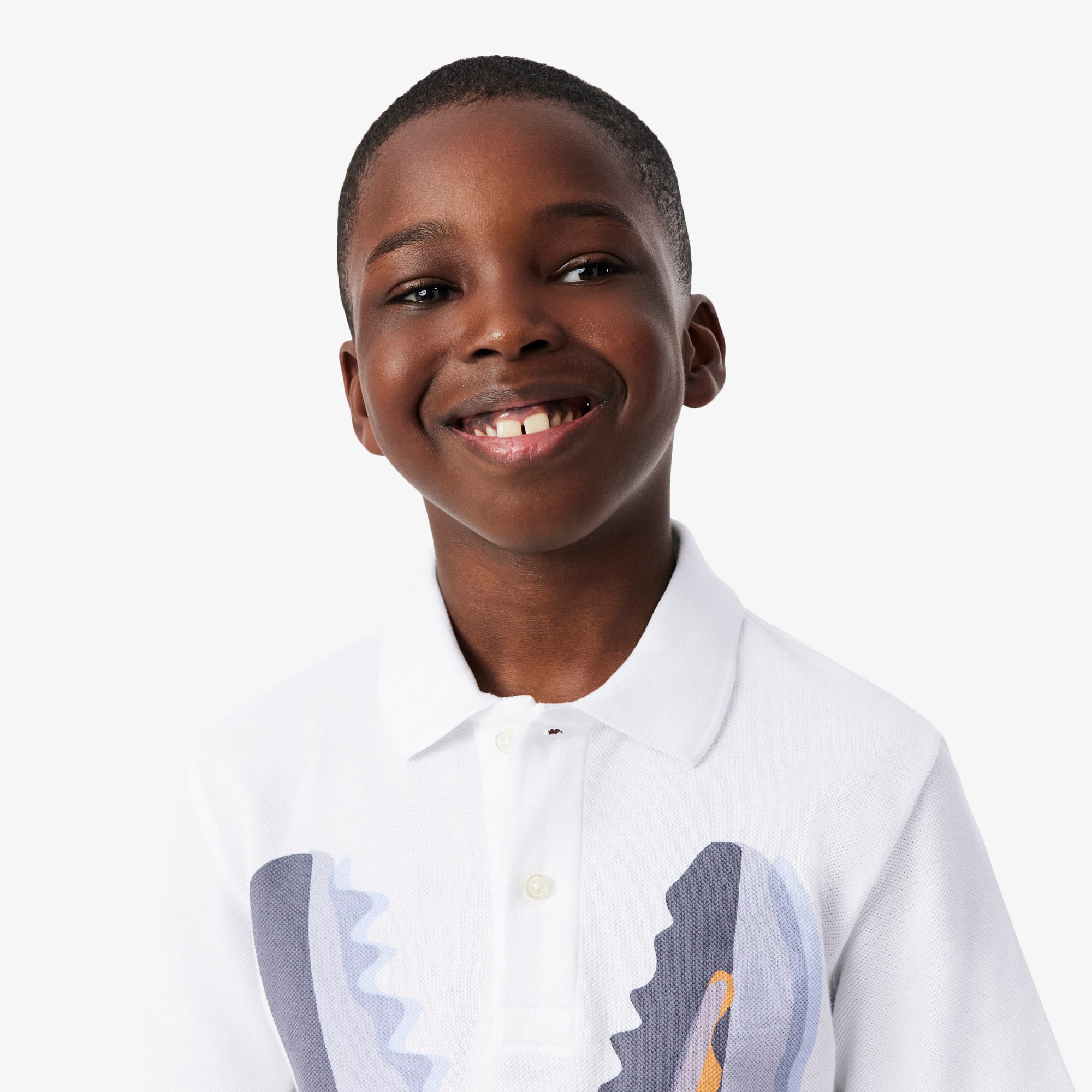 Printed Cotton Polo