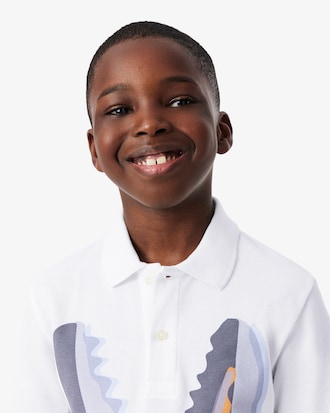 Printed Cotton Polo