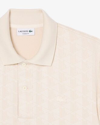 Classic Fit Monogram Jacquard Polo Shirt