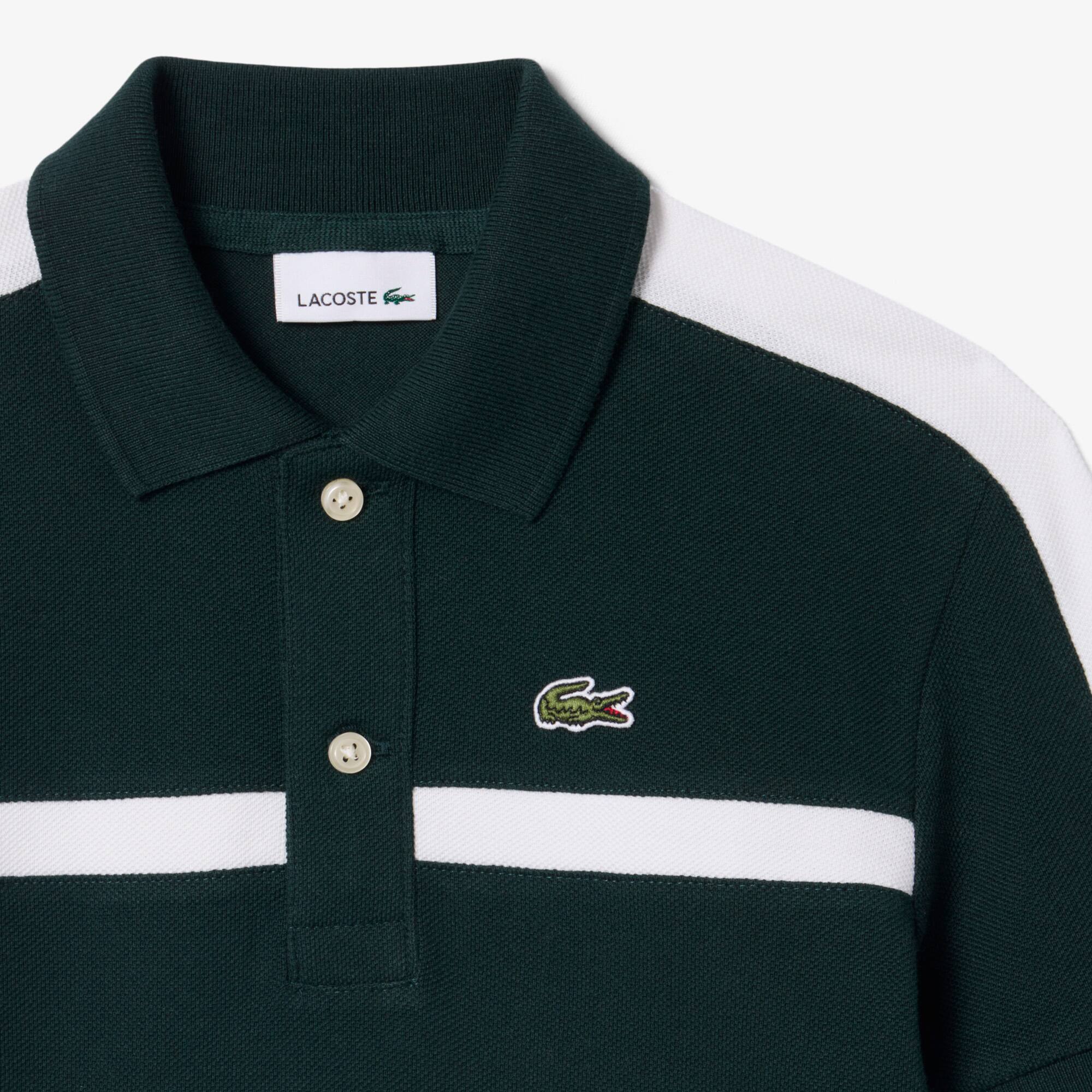 Color-Block Petit Piqué Polo Shirt