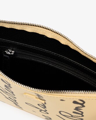 Clutch Anna de piqu&eacute; de grano 