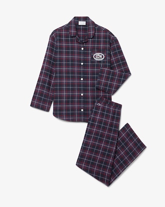 Cotton Plaid Pajama Set