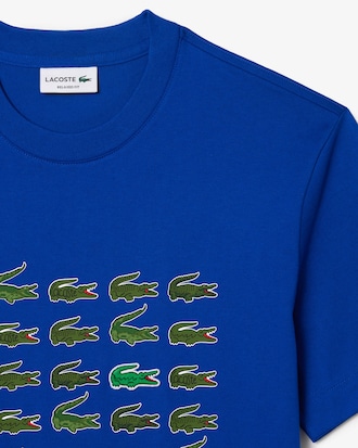 Playera relaxed fit con estampado emblemático