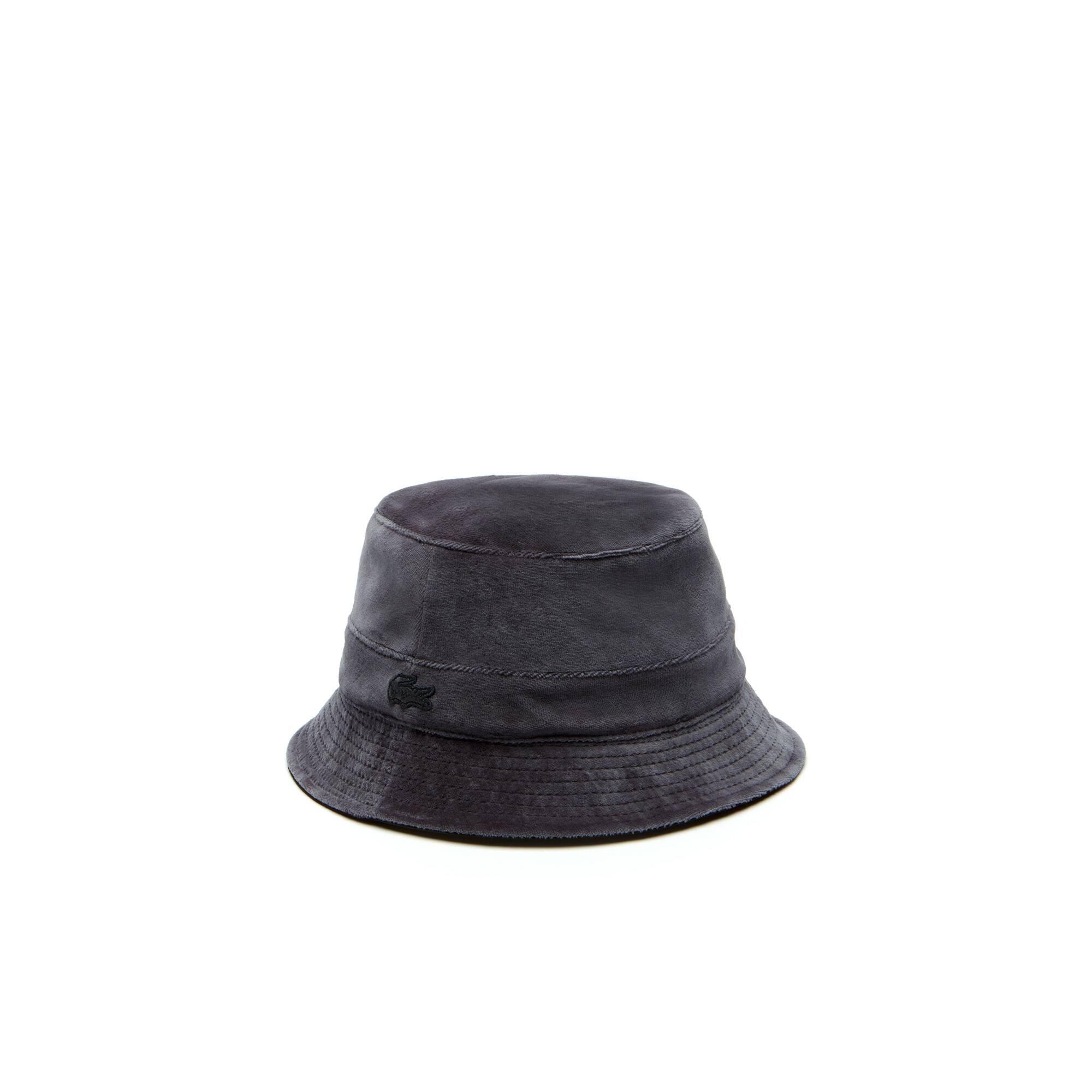 Unisex Fashion Show Reversible Velour And Technical Canvas Bob