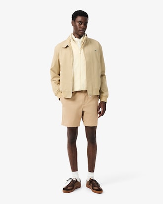 Regular Fit Stretch Cotton Shorts